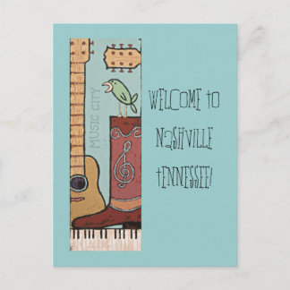 Welcome to Nashville Postcard 2