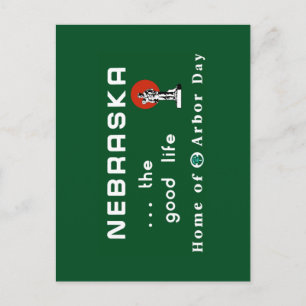 Welcome to Nebraska - USA Road Sign Postcard