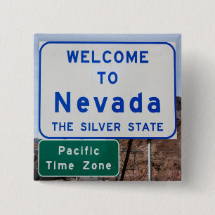 Welcome to Nevada 15 Cm Square Badge