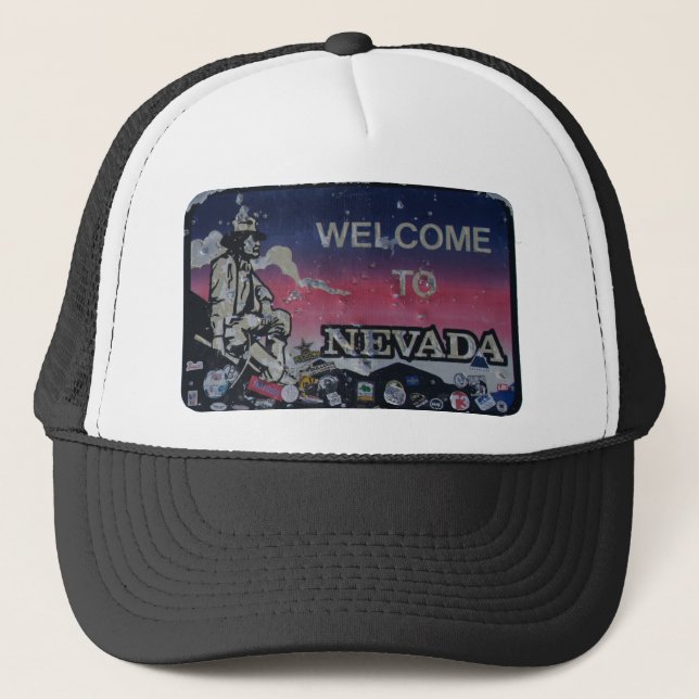 Welcome to Nevada Trucker Hat (Front)