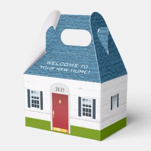 Welcome to New Home Real Estate Logo Client Gift Favour Box