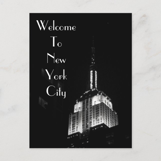 Welcome To New York City Postcard (Front)