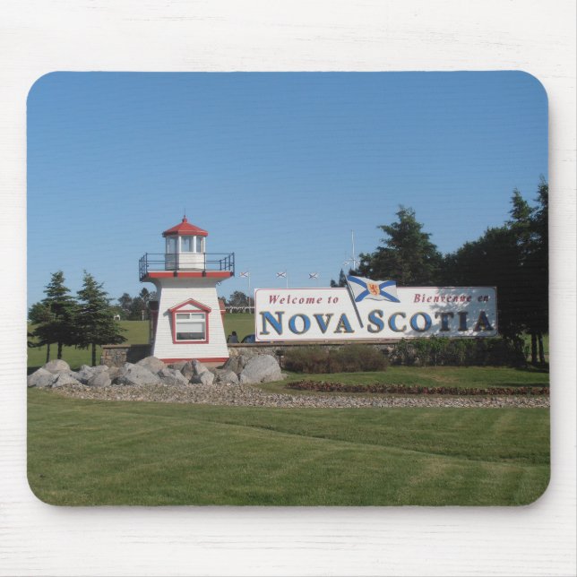 Welcome to Nova Scotia Mouse Pad (Front)