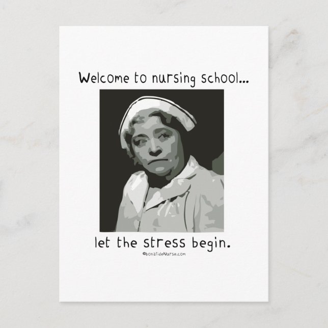 Welcome to Nursing School Postcard (Front)