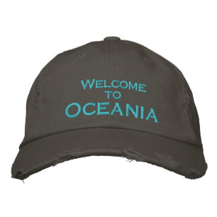 Welcome to Oceania Embroidered Hat