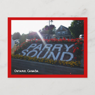 Welcome to Ontario,Canada-Parry Sound Postcard