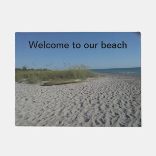 Welcome to our beach door mat