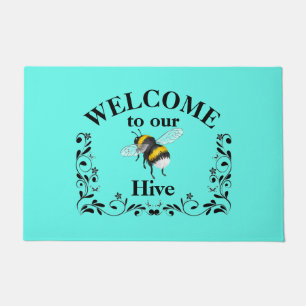Welcome to our bee hive doormat
