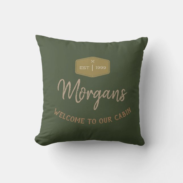 Welcome to our cabin cushion (Front)