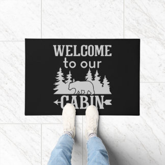 Welcome To Our Cabin Doormat