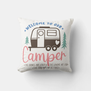 Welcome To Our Camper Cushion