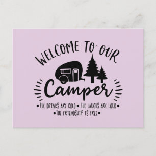 Welcome to our Camper Postcard