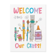 Welcome to Our Class (vertical)