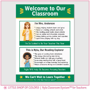 Welcome to Our Classroom Teacher Anchor Chart