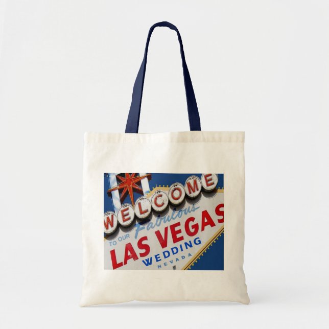 Welcome To Our Fabulous Las Vegas WEDDING Bag (Front)