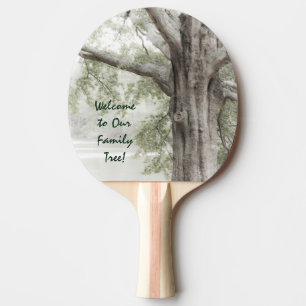 Welcome to Our Family Tree Ping Pong Paddle