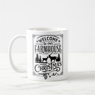 Welcome to Our Farmhouse Christmas Coffee Mug