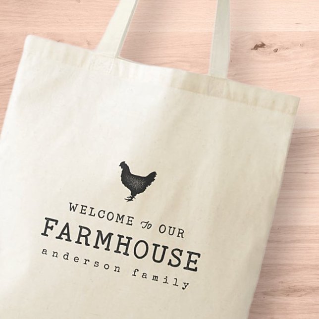 Welcome to our Farmhouse Country Rustic Chicken Tote Bag (Creator Uploaded)