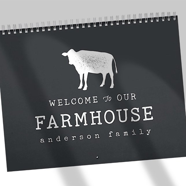 Welcome to our Farmhouse Country Rustic Cow Calendar (Creator Uploaded)