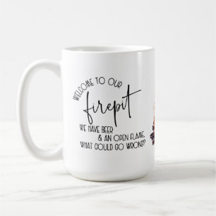 Welcome to Our Firepit Coffee Mug