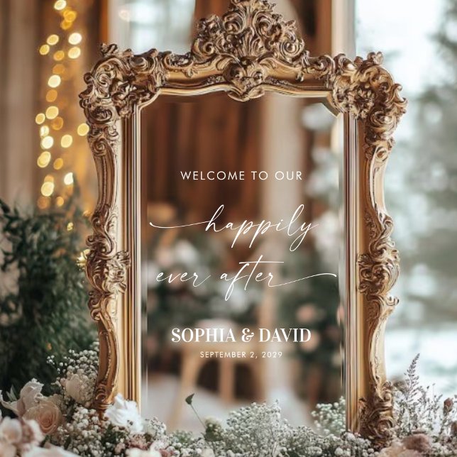 Welcome to our Happily Ever After Mirror Decal  (Creator Uploaded)