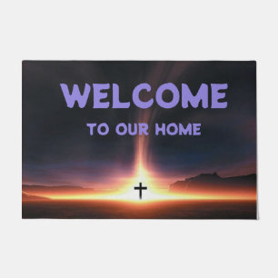 WELCOME TO OUR HOME DOORMAT
