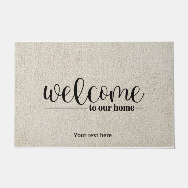 Welcome to our home doormat (Front)