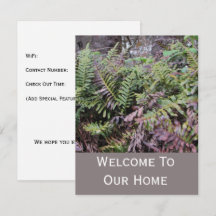 Welcome To Our Home Ferns Vacation Rental Guest