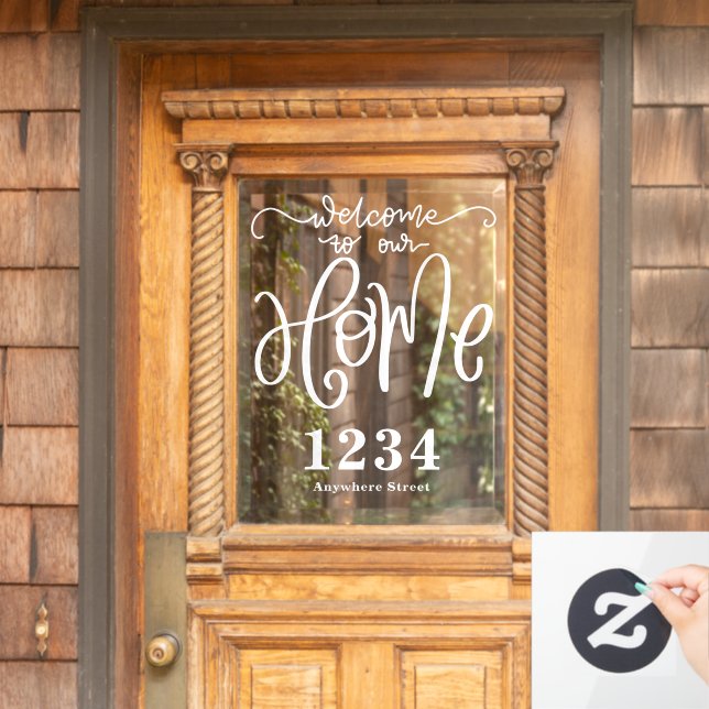 Welcome to Our Home House Number Street Name (Home Door)