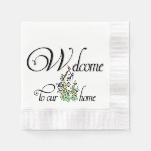 Welcome to Our Home Napkin
