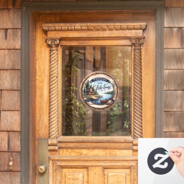 Welcome to Our Lake House (Home Door)
