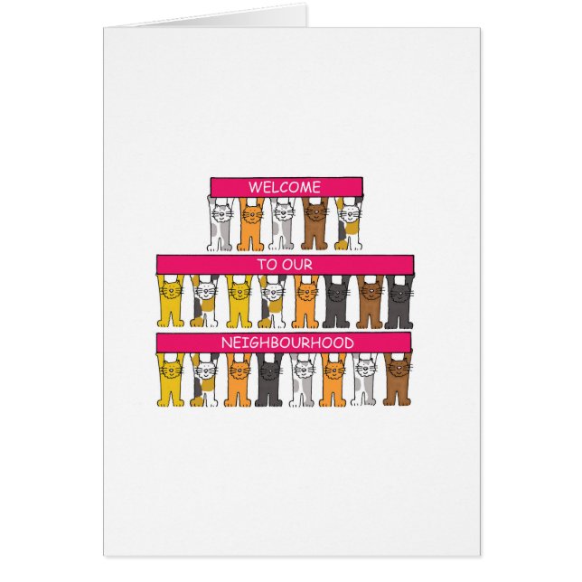 Welcome to Our Neighbourhood, Cartoon Cats (Front)