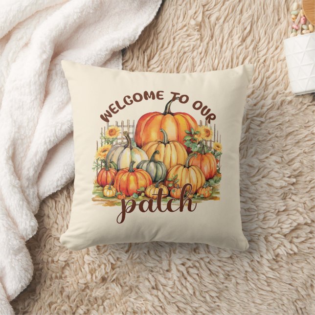 Welcome To Our Patch Cushion (Blanket)