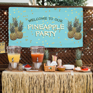 Welcome to our Pineapple Party Banner