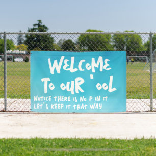 Welcome to Our Pool Banner