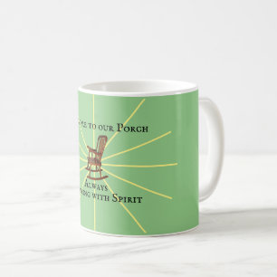 Welcome To Our Porch Sage Coffee Mug
