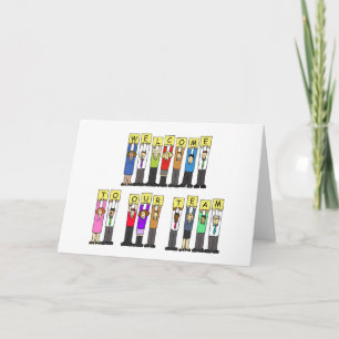 Welcome to Our Team. Card