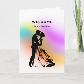 Welcome to Our Wedding Card