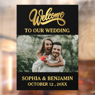 Welcome To Our Wedding Custom Photo