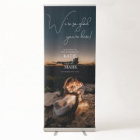 Welcome To Our Wedding Full Photo Sign Banner