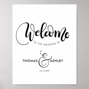 Welcome to our wedding - Personalised sign