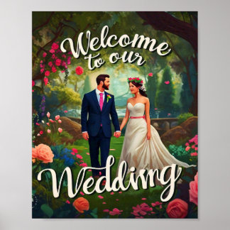  "Welcome to Our Wedding" Signs 