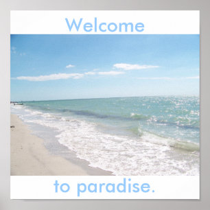 Welcome to paradise. poster