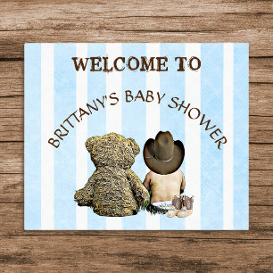Welcome to Personalised Baby Shower Poster Banner