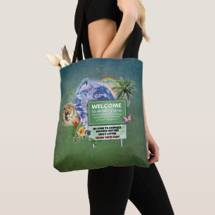 Welcome to Planet Earth Tote Bag