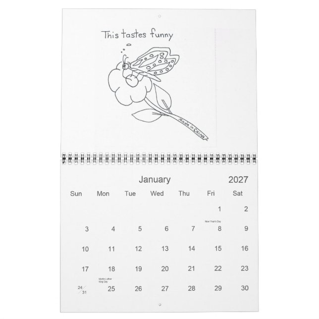 Welcome to Pleasantview Calendar (Jan 2027)