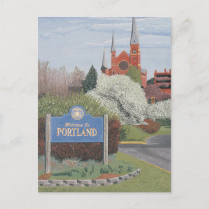 Welcome to Portland Maine Postcard