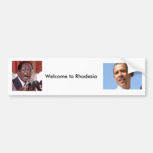 Welcome to Rhodesia Bumper Sticker