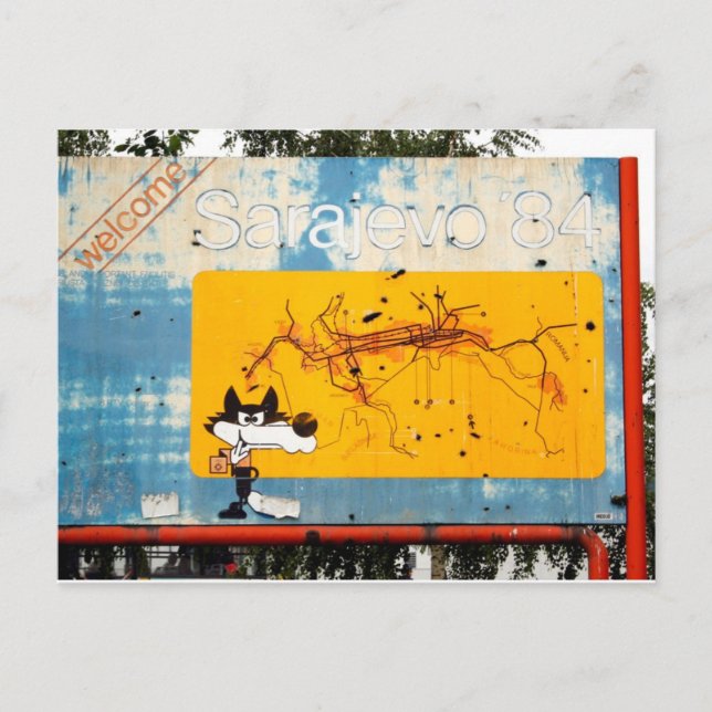 Welcome to Sarajevo Postcard (Front)