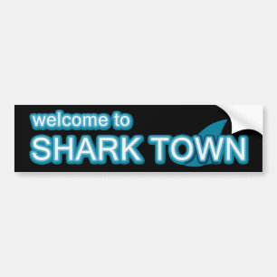 Welcome to Sharktown Bumper Sticker